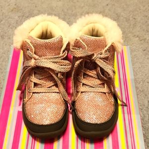 Like New Pink Sparkle Boots